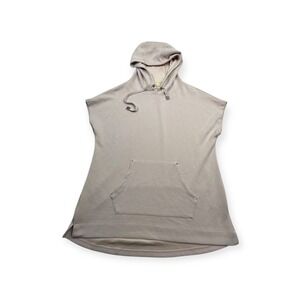 Elie‎ Tahari Womens Sleeveless Hoodie Top Mauve Pink Modal Blend Size Small